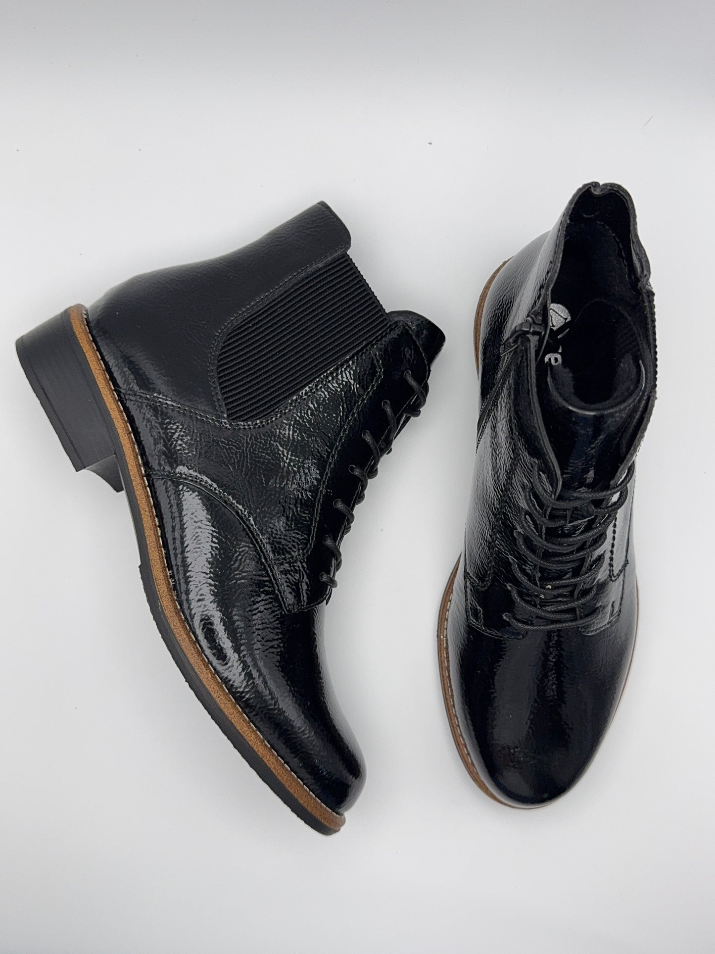 Boots vernis noir D0F79-00 Remonte