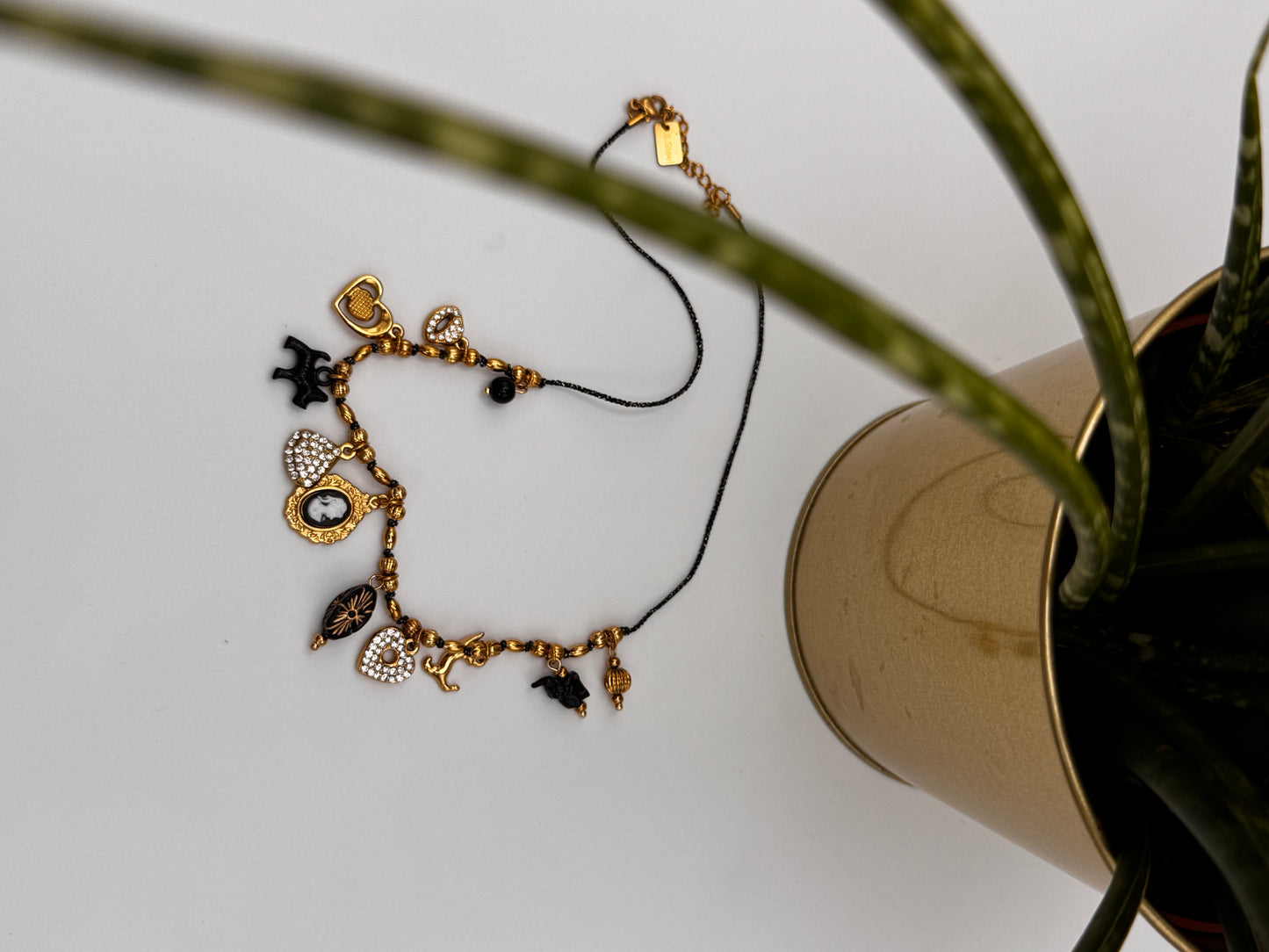 Collier petit macramé