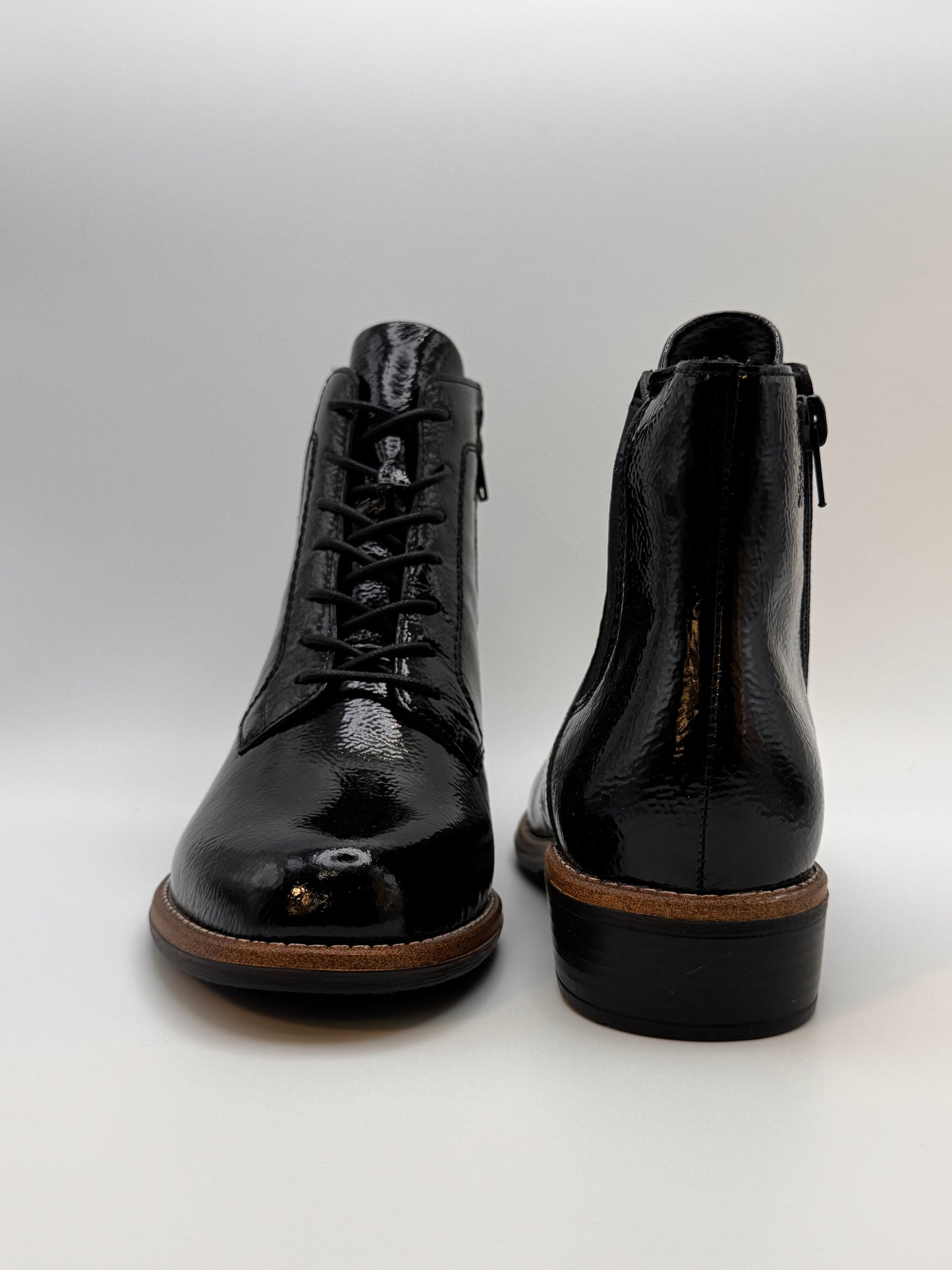 Boots vernis noir D0F79-00 Remonte