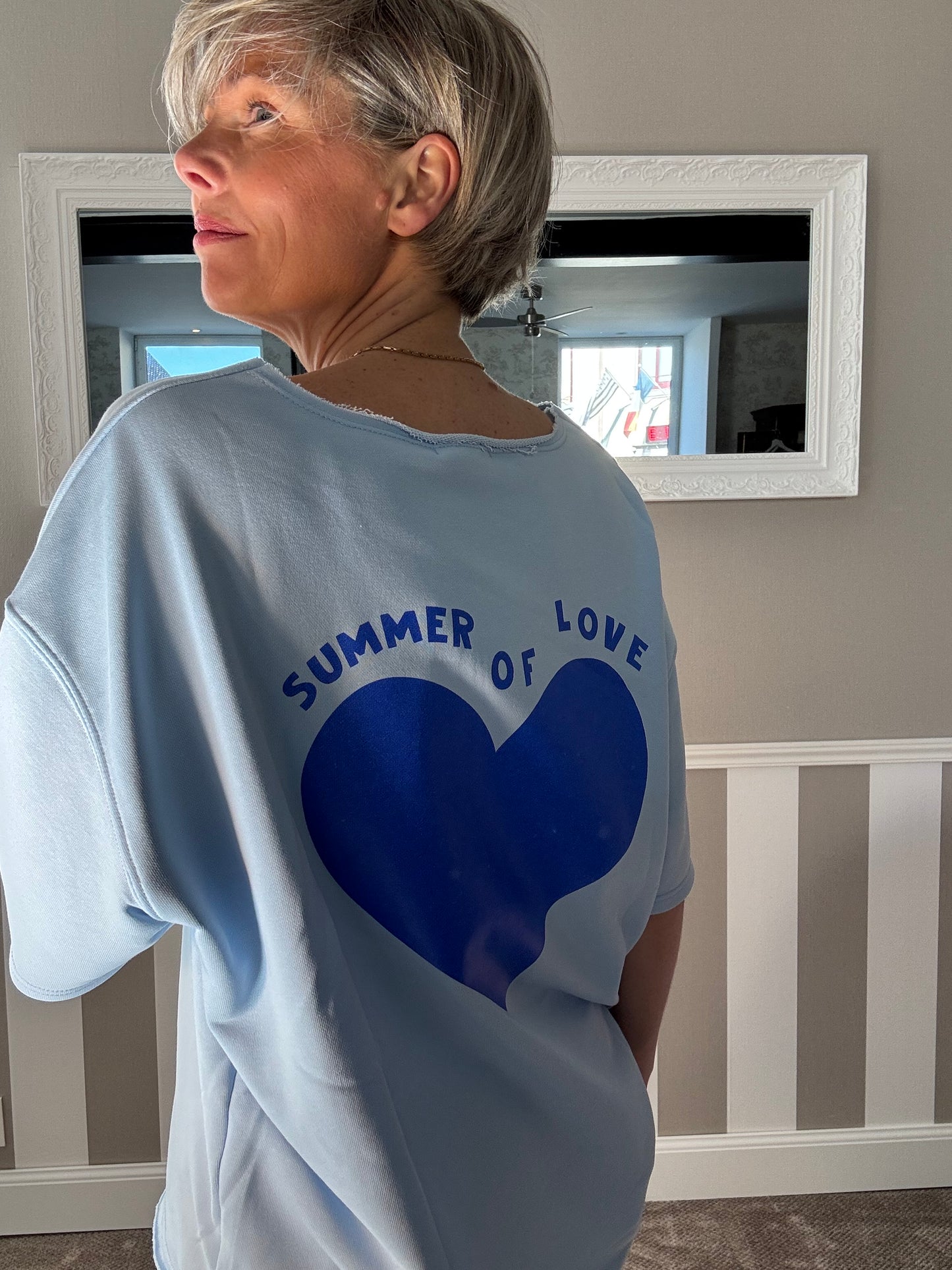 Hoodie manche courte summer of love