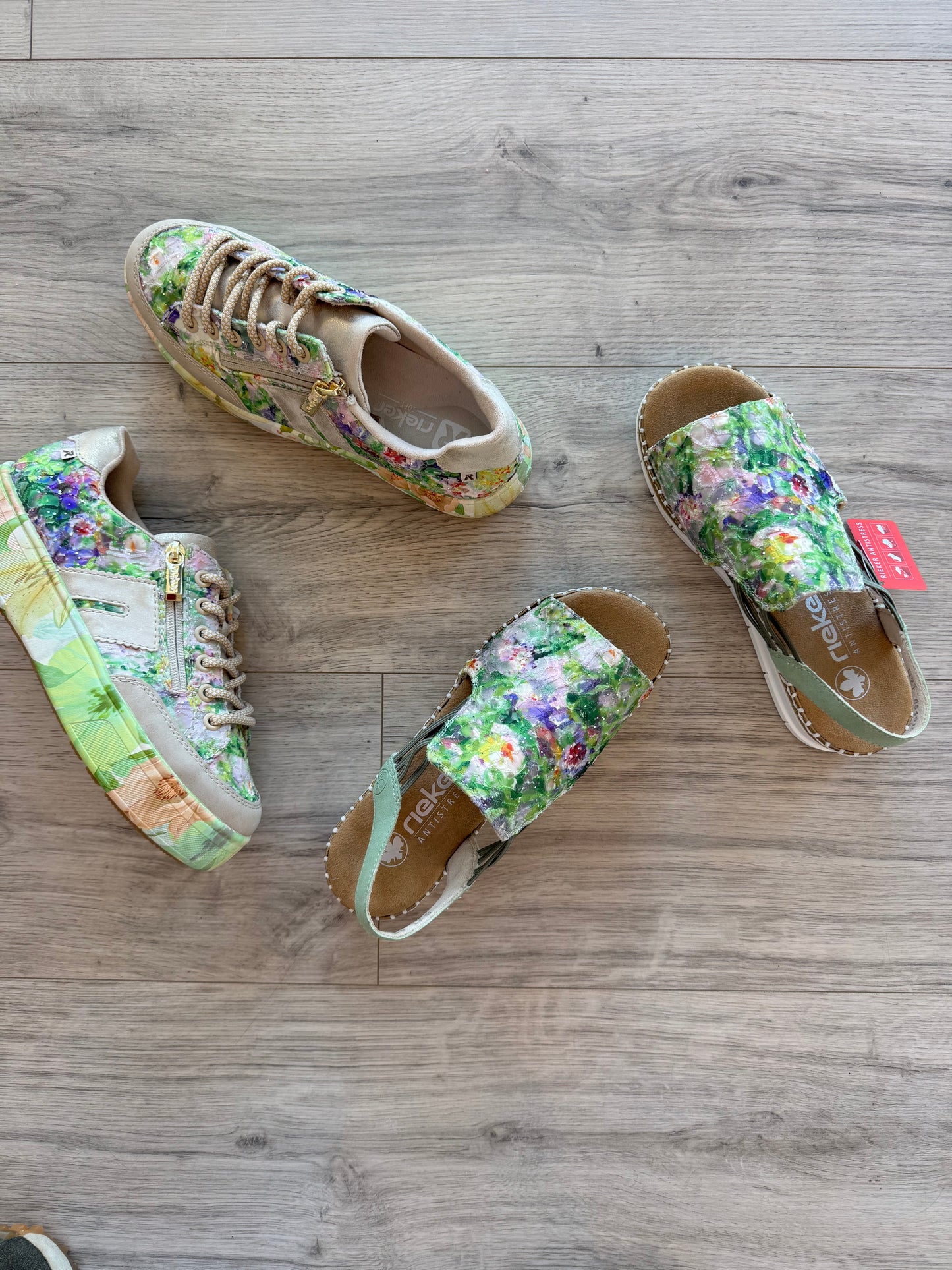 Baskets fleuries Rieker M7722-91