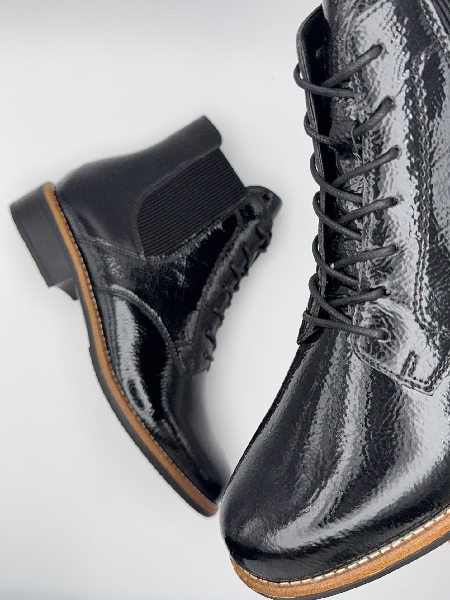 Boots vernis noir D0F79-00 Remonte