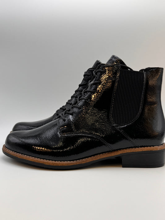 Boots vernis noir D0F79-00 Remonte