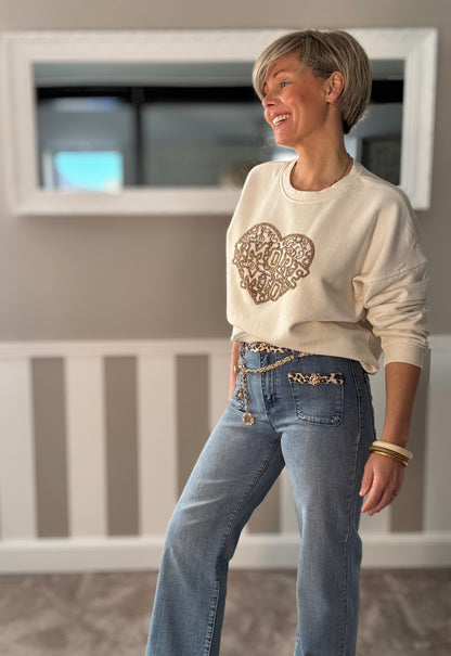 Jean’s ceinture léopard