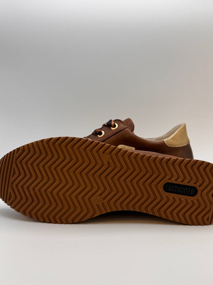 Le sneaker camel D0H11-25 Remonte