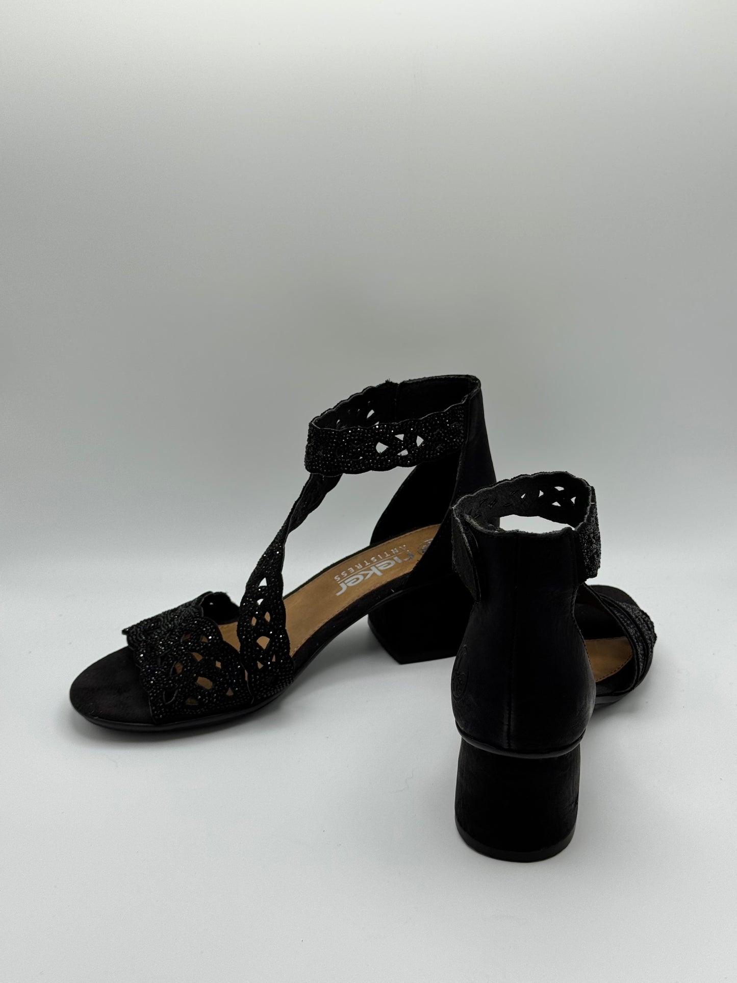Sandales à talon et à strass Rieker 64657-00