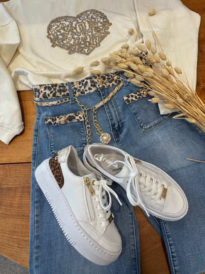 Jean’s ceinture léopard