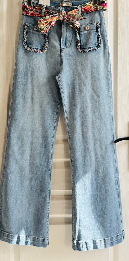 Jean’s poches tressées