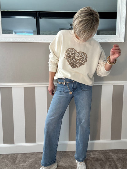 Jean’s ceinture léopard