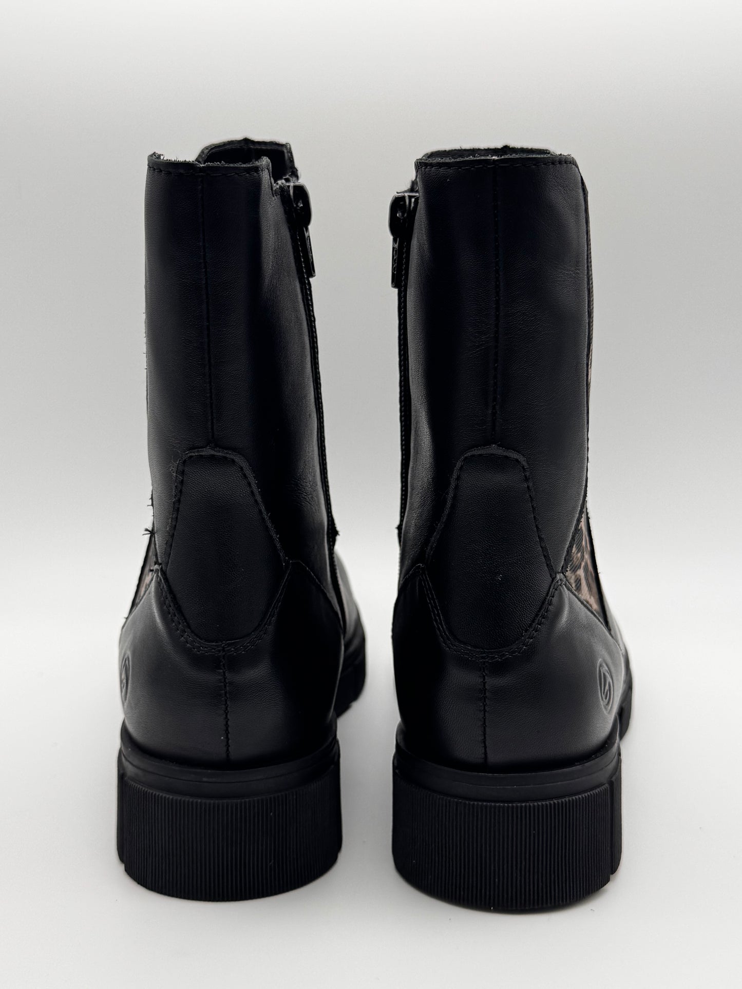 Boots noir et léopard D2S70-03 Remonte