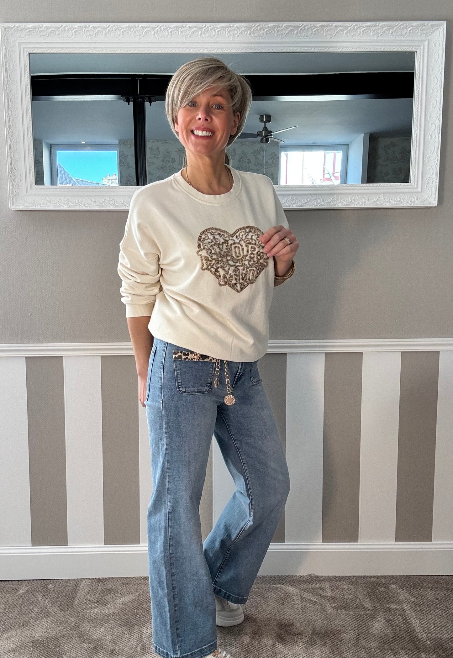 Jean’s ceinture léopard