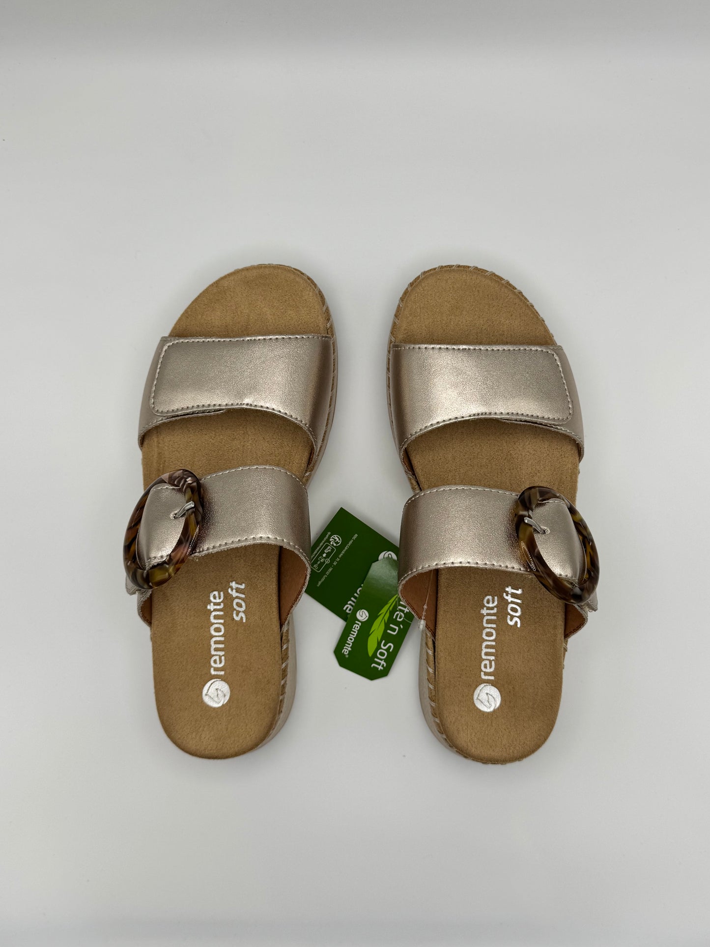 Mules en cuir bronze D3J51 Remonte