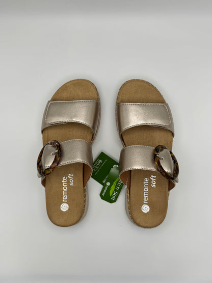 Mules en cuir bronze D3J51 Remonte