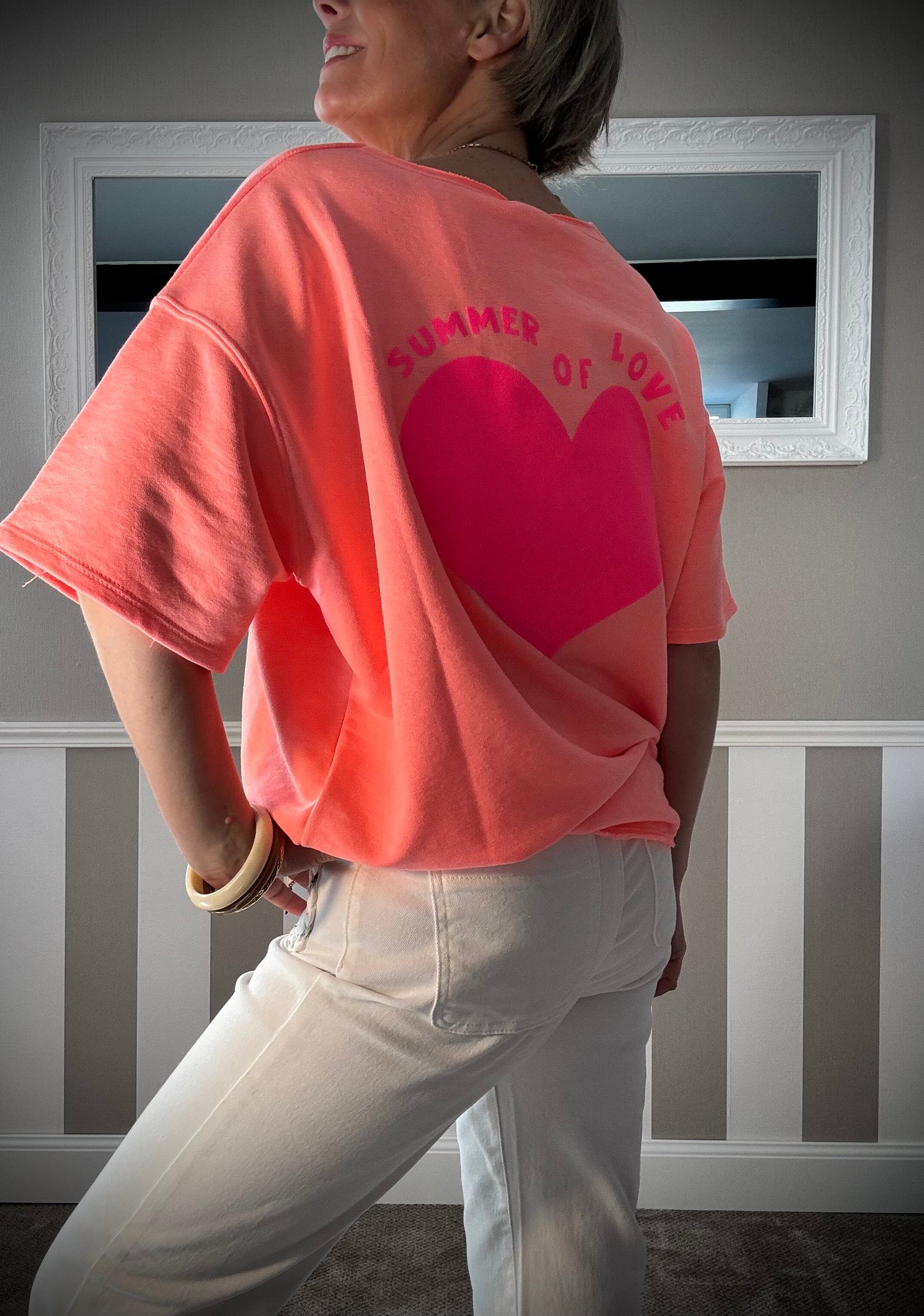 Hoodie manche courte summer of love