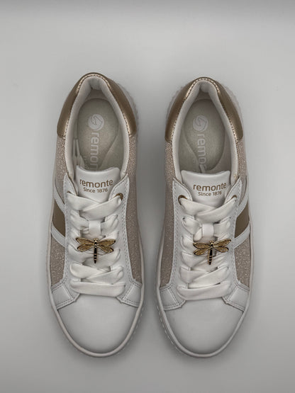 Baskets dorées Remonte D3E01-90