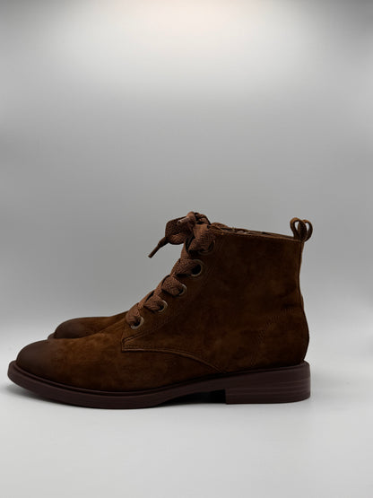 Boots camel Feutre de chez Fugitive
