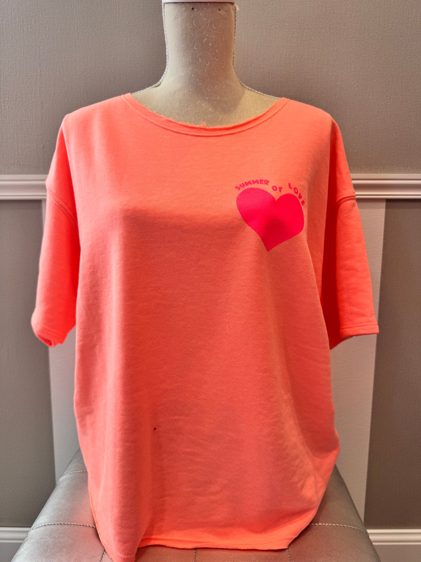 Hoodie manche courte summer of love