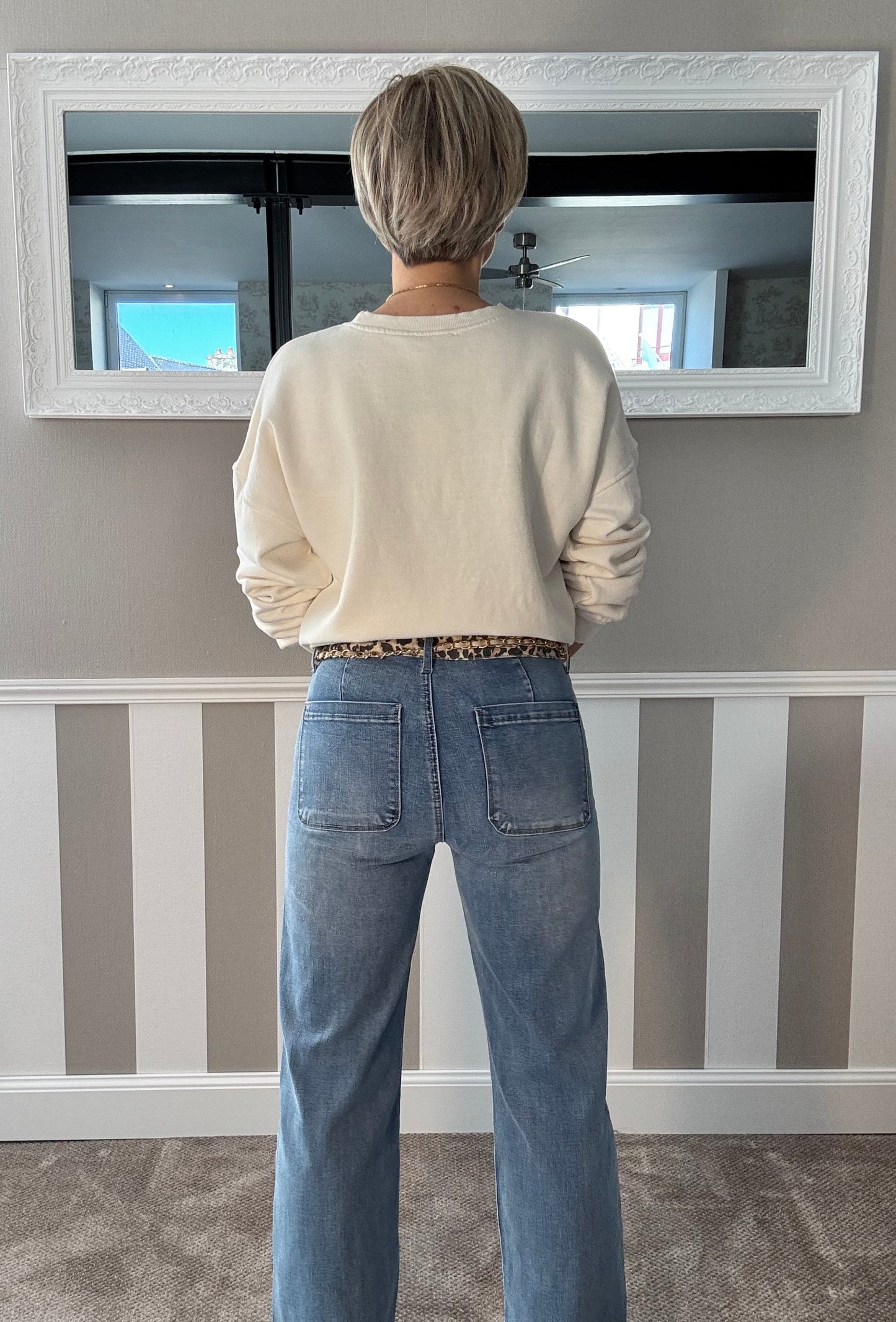 Jean’s ceinture léopard