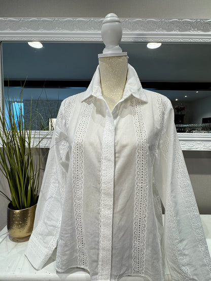 Le chemisier blanc Pépette