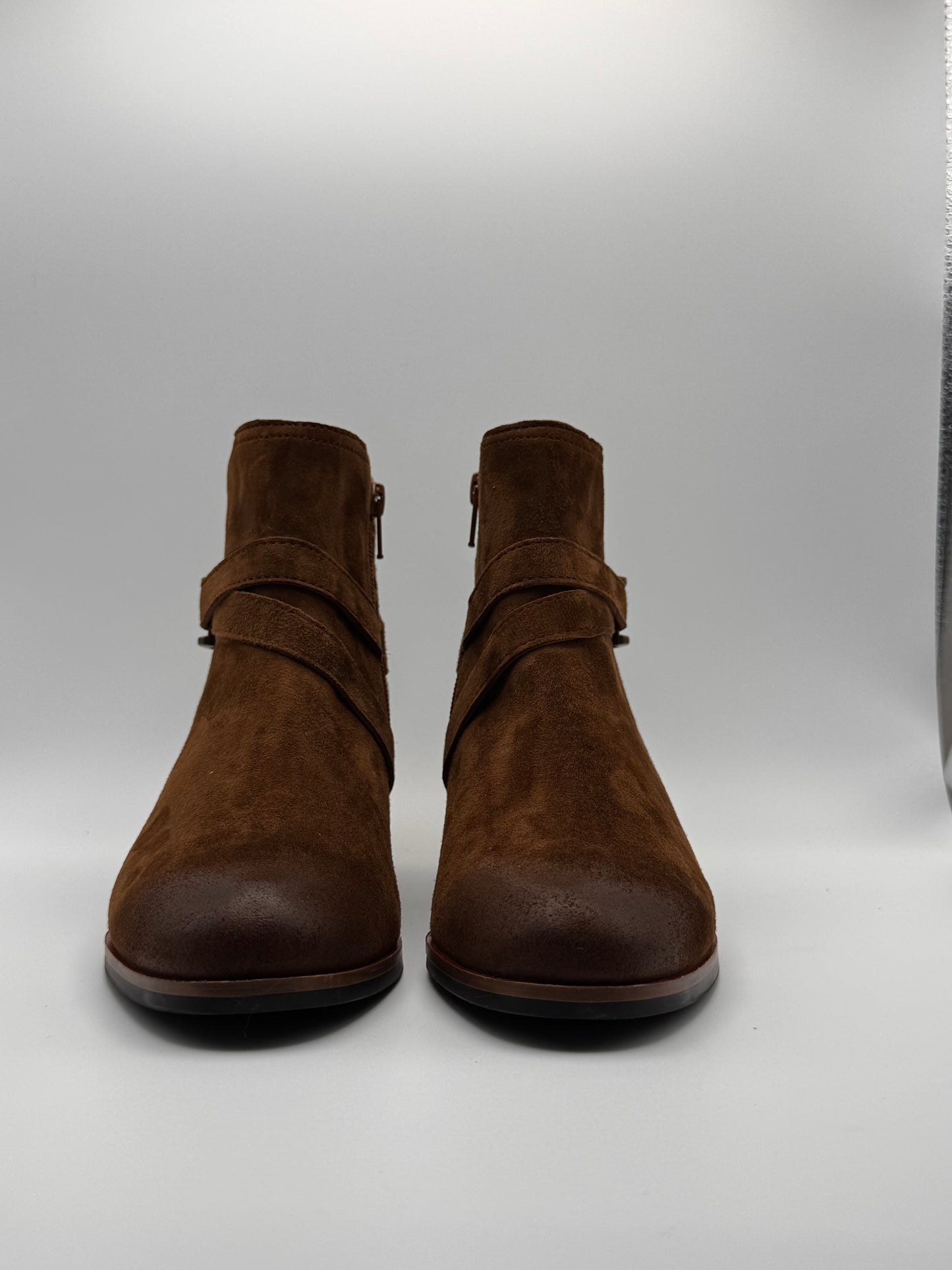 Boots camel et  léopard Radion chez Fugitive