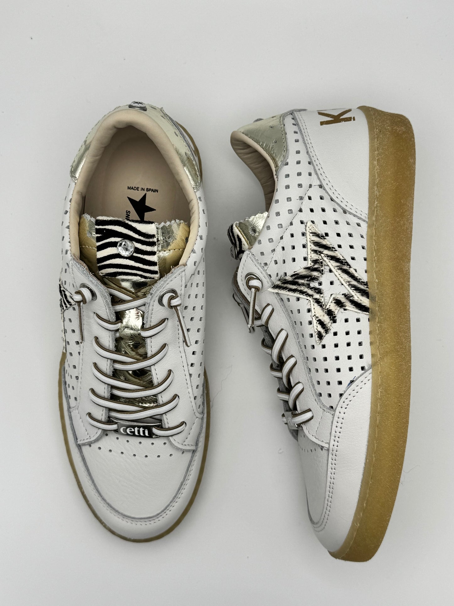 Baskets blanches  Cetti C-1400