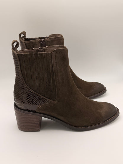 Bottines en nubuck marron Gony, Fugitive