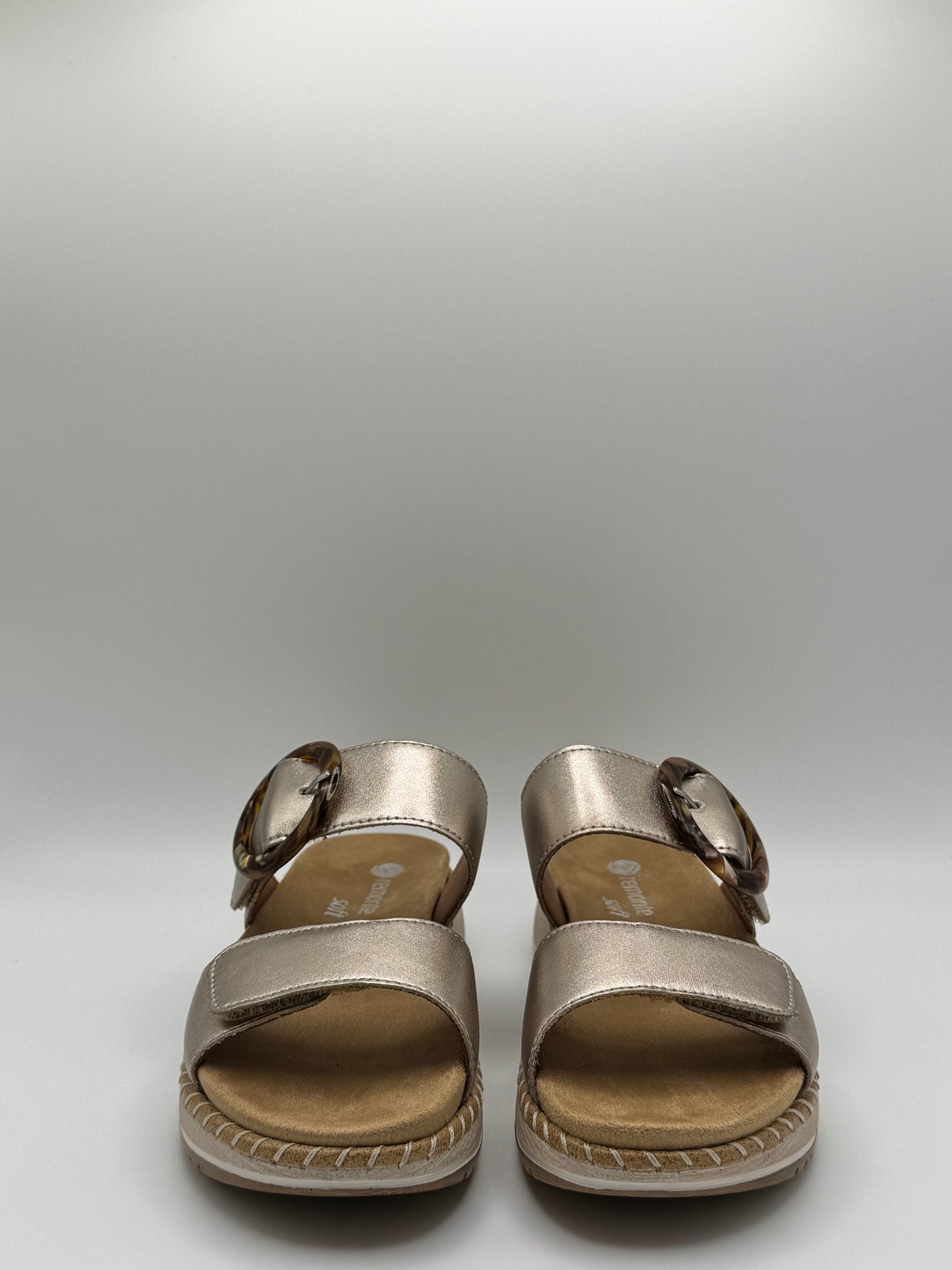 Mules en cuir bronze D3J51 Remonte
