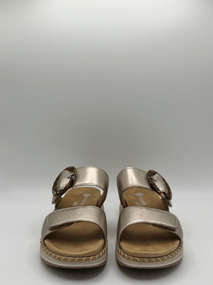 Mules en cuir bronze D3J51 Remonte