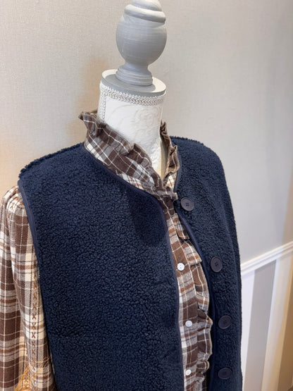 Le gilet sans manche uni Lund