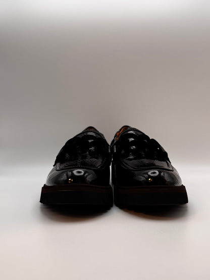 Mocassin vernis noir Cycluz