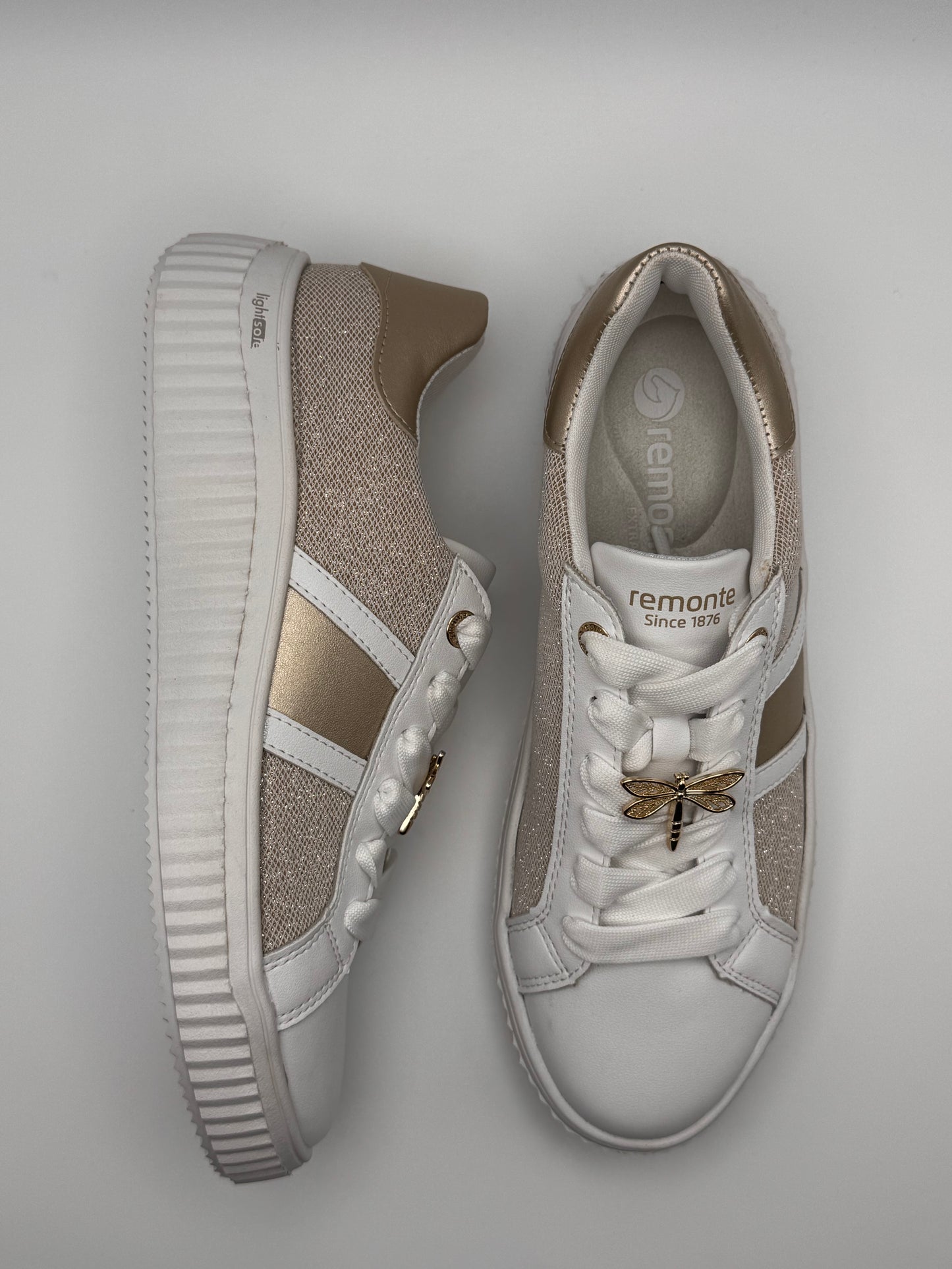 Baskets dorées Remonte D3E01-90
