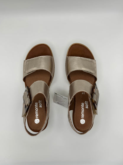 Sandales à talon compensé bronze D2L53- 90 Remonte