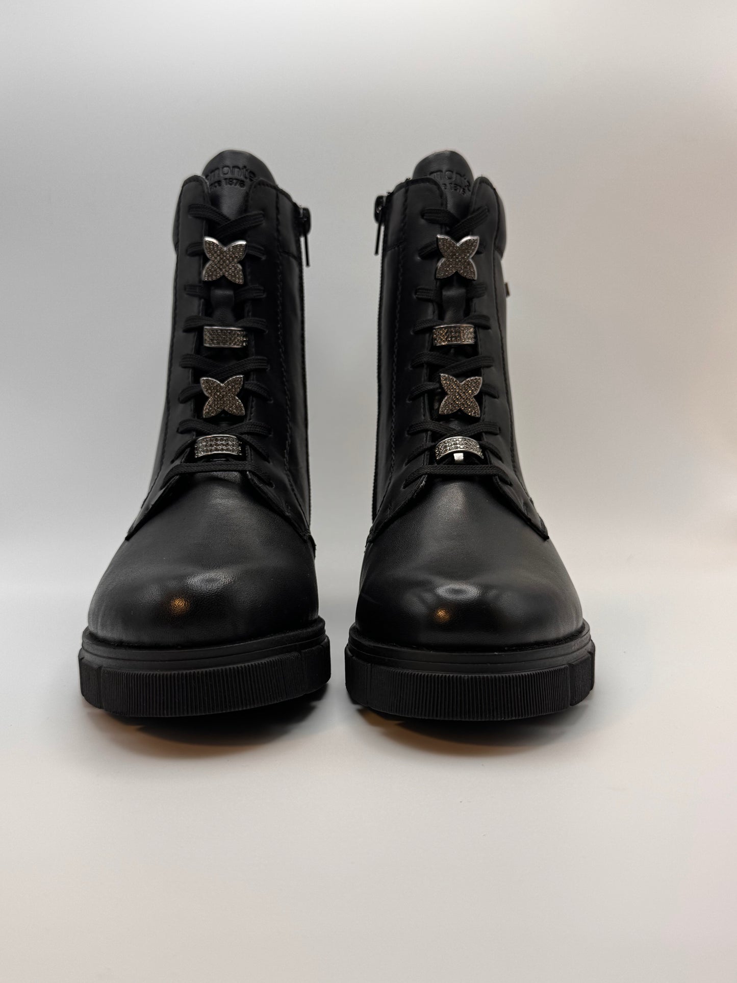 Boots noirs à bijoux des 2S73–00 Remonte