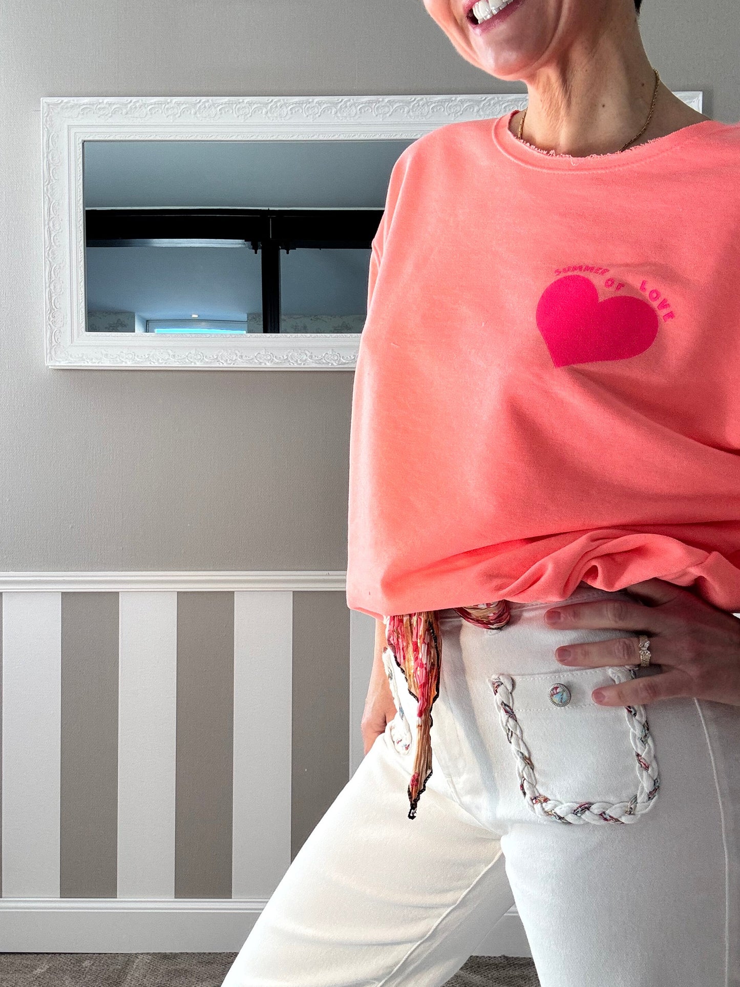 Hoodie manche courte summer of love