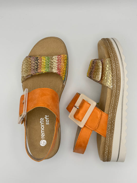 Sandales colorées D0Q62-38 Remonte