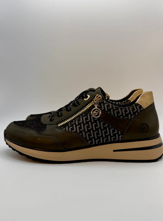 Sneaker kaki D1G08-54 Remonte