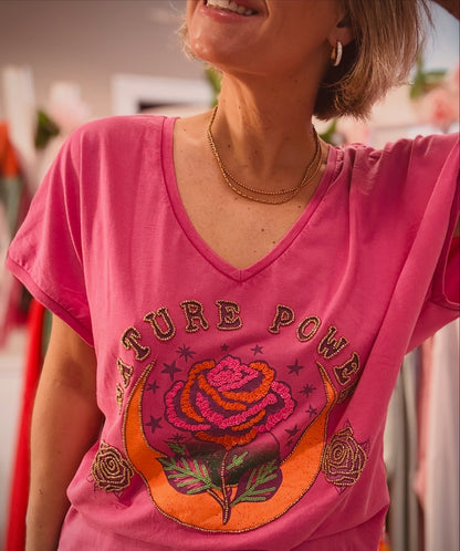 Tee Shirt Nature Power