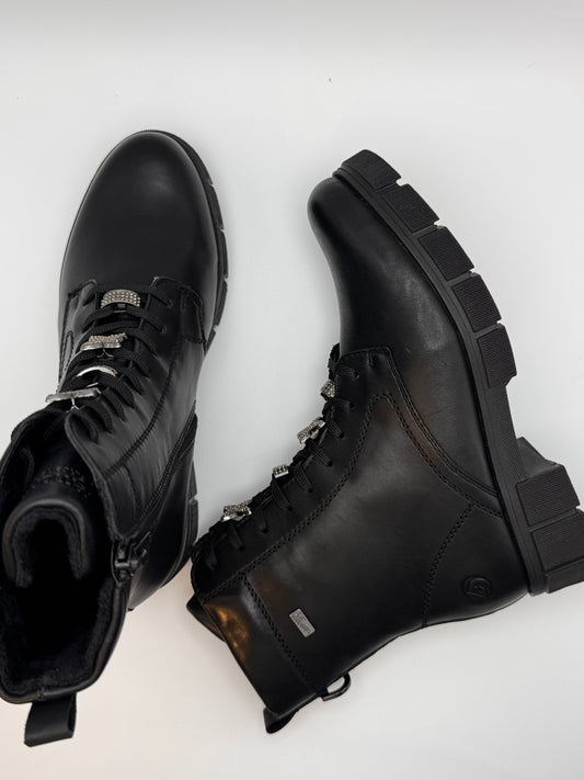 Boots noirs à bijoux des D2S73–00 Remonte