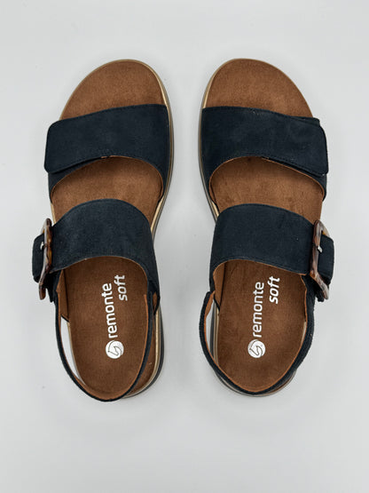 Sandales bleues marine Remonte D1J62