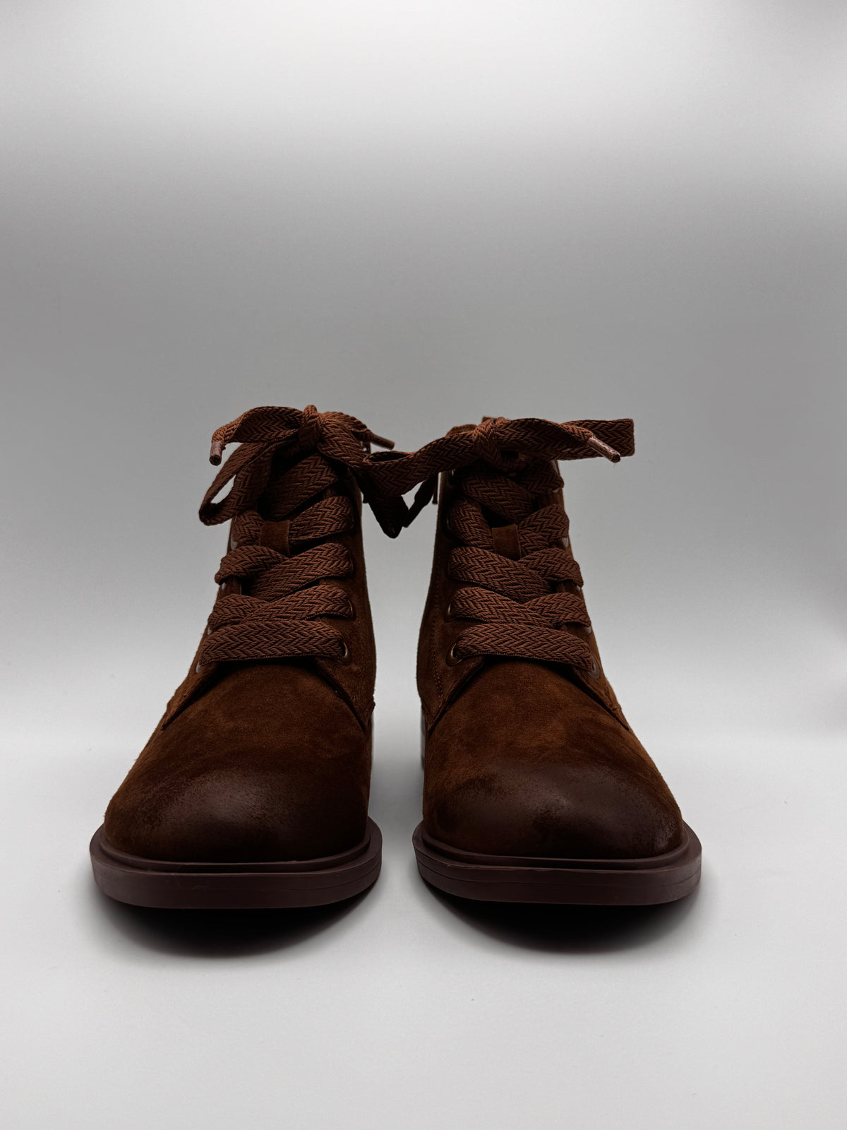 Boots camel Feutre de chez Fugitive