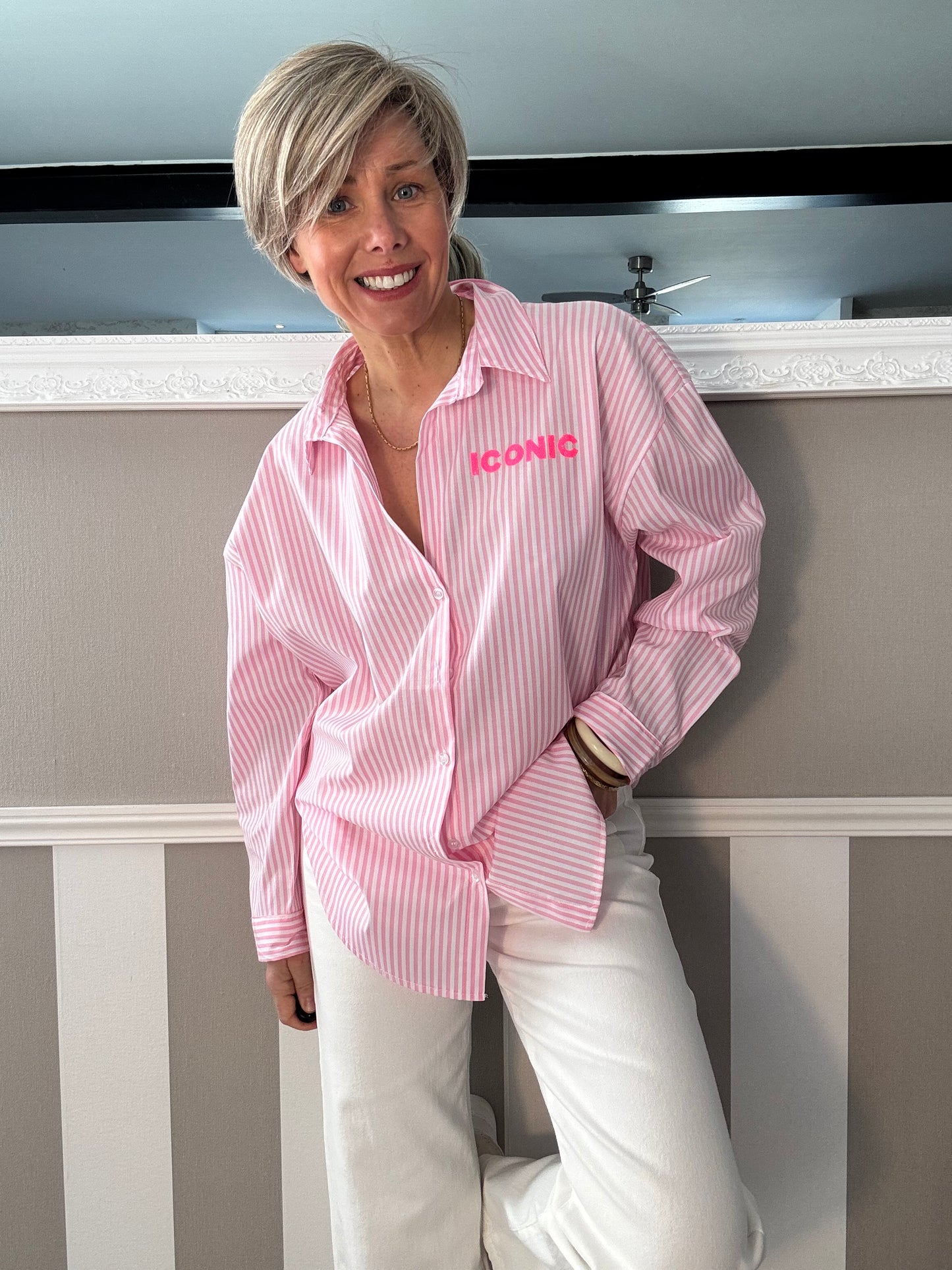 Chemise à rayures Iconic