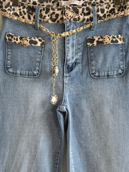 Jean’s ceinture léopard