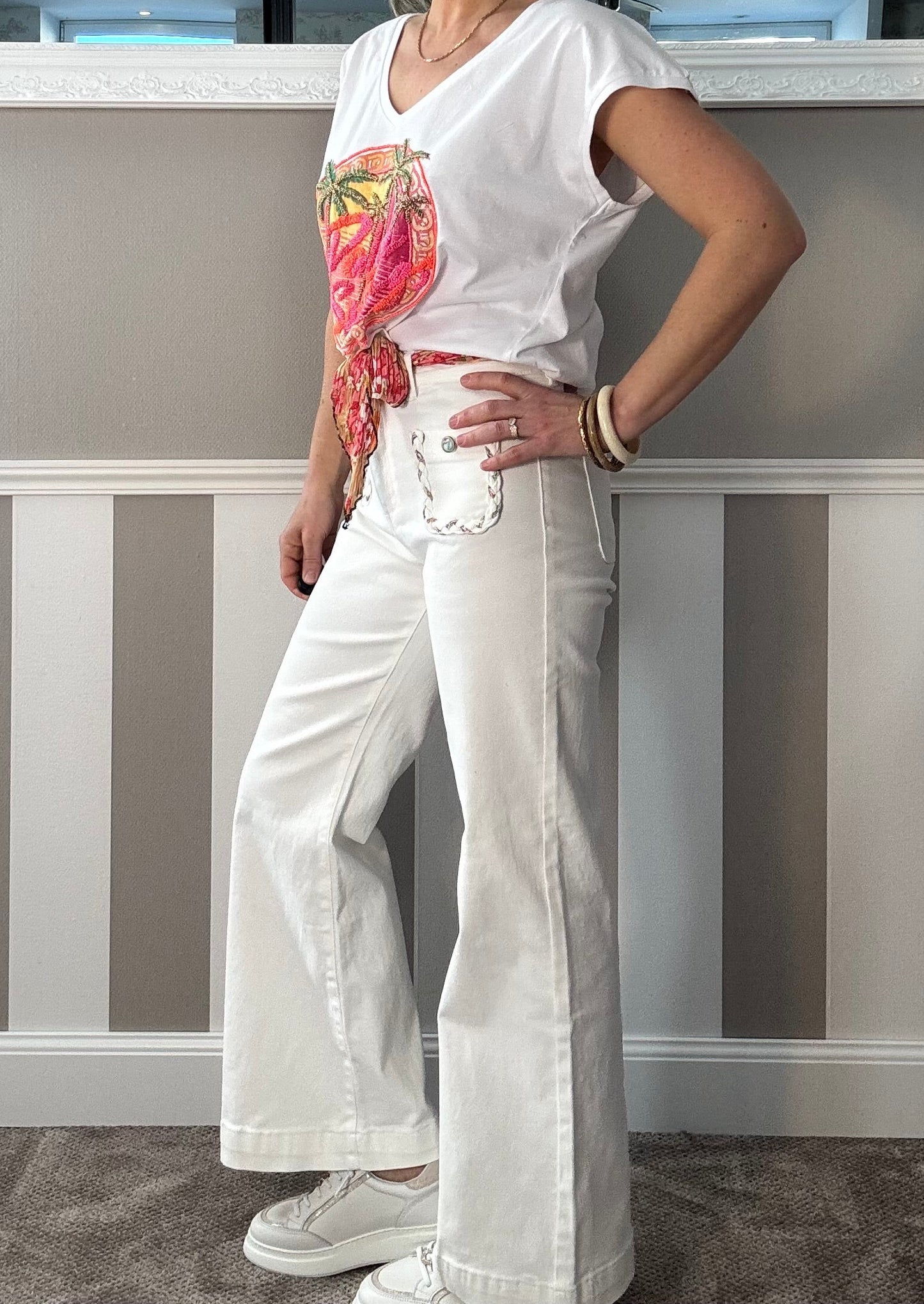 Jean’s poches tressées