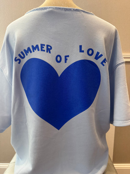 Hoodie manche courte summer of love