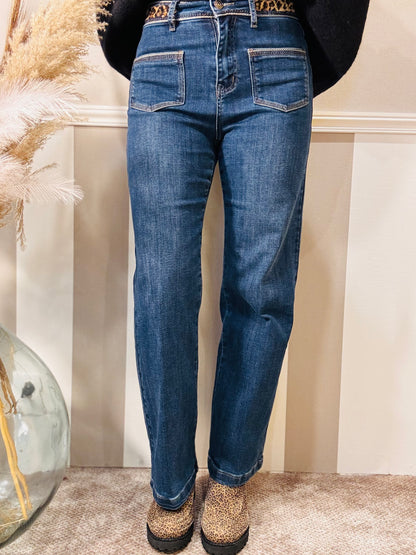 Le jean’s à sequins léopard