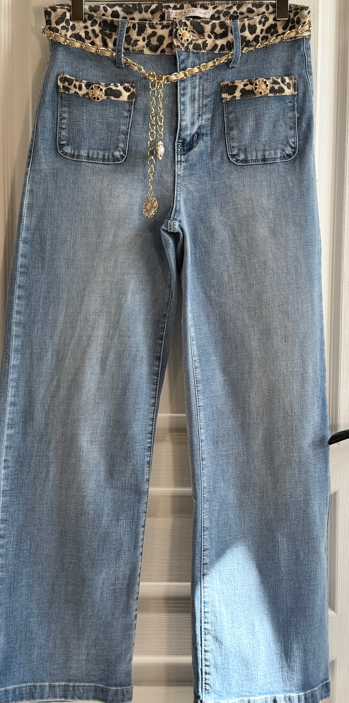 Jean’s ceinture léopard