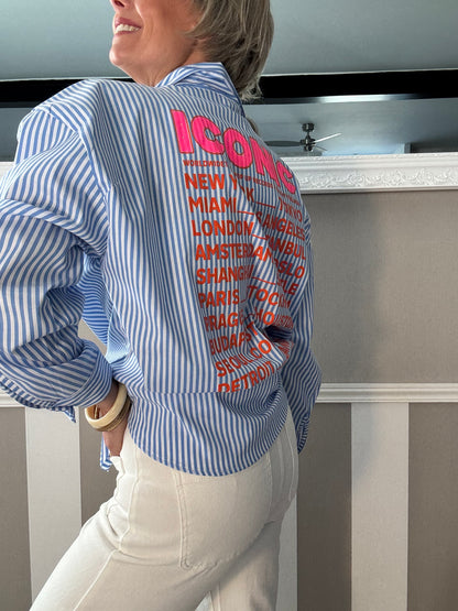 Chemise à rayures Iconic