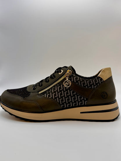 Sneaker kaki D1G08-54 Remonte