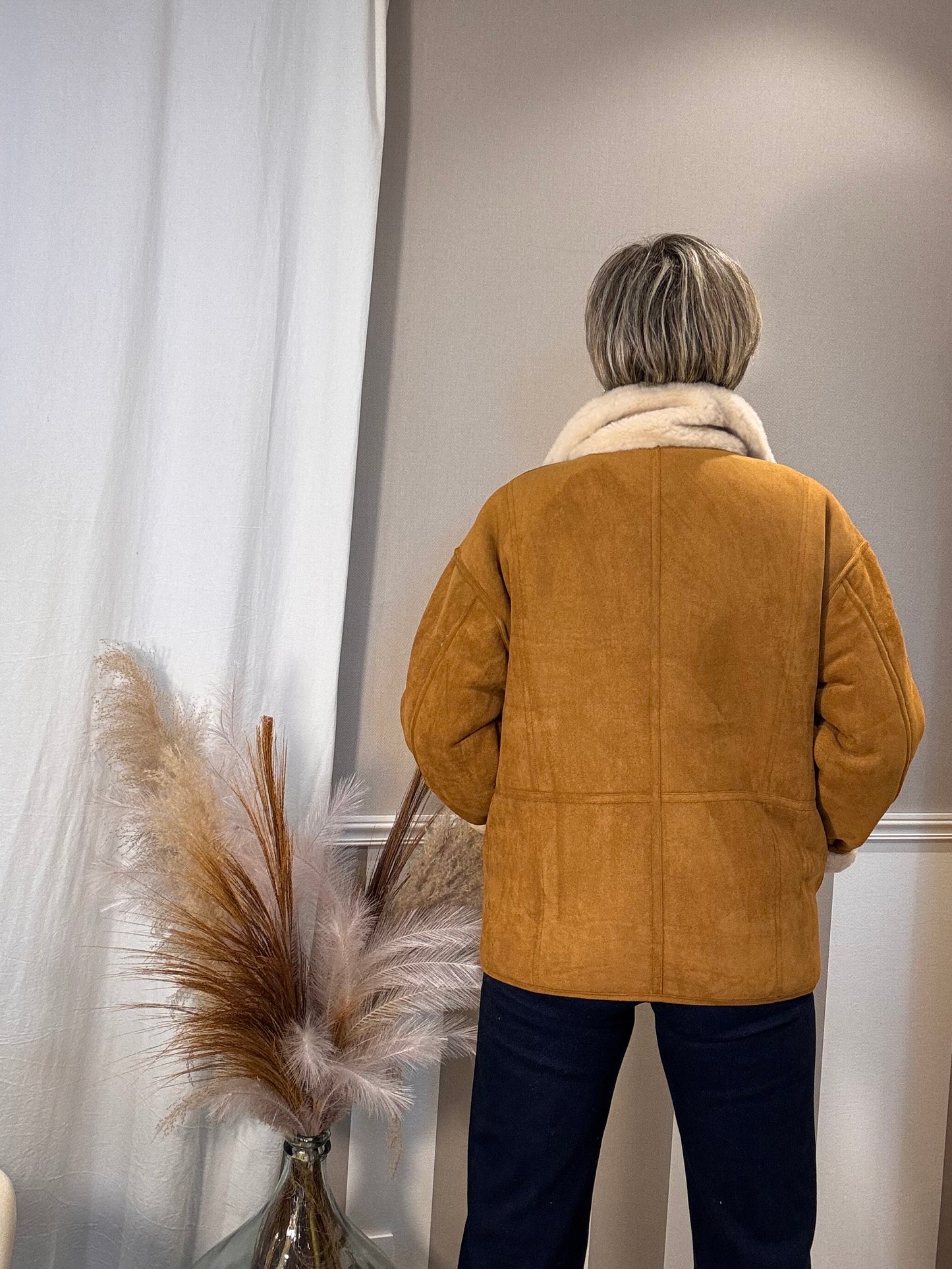 La veste façon peau lainée