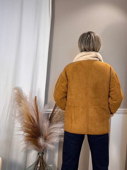 La veste façon peau lainée